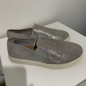 ⭐️ Torrid Silver rhinestone slip on sneakers